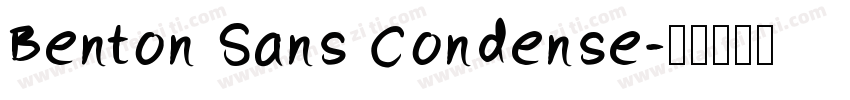 Benton Sans Condense字体转换